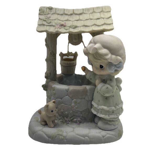 Precious Moments Other - Precious Moments Wishing You Were Here 526916 Porcelain Musical - No Box